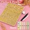 11,000-Piece Gold Flatback Pearls – Assorted Sizes 2-10mm with 3x10ml B7000 Jewelry Glue for DIY Crafts, Clothing, Tumblers, Shoes, Nail Art & Embellishments